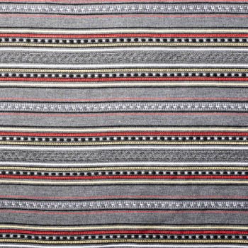 ΥΦΑΝΤΟ ΥΦΑΣΜΑ ΡΙΓΕ ΤΥΠΟΥ ΡΟΥΜΑΝIKO ΓΚΡΙ-ΚΟΚΚΙΝΟ